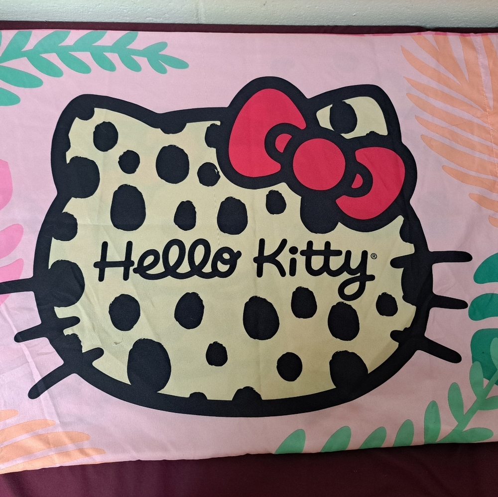 Hello Kitty Standard Size Pillowcase.